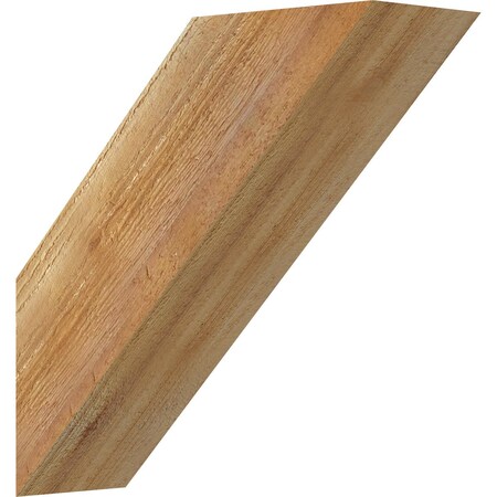 Ekena Millwork 4"W x 12"D x 12"H Traditional Rough Sawn Knee Brace, Western Red Cedar BRC04X12X12TRA00RWR